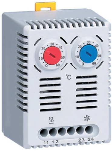 Термостат EKF PROxima NO+NC (охлаждение и обогрев) на DIN-рейку 10А 230В IP20 картинка